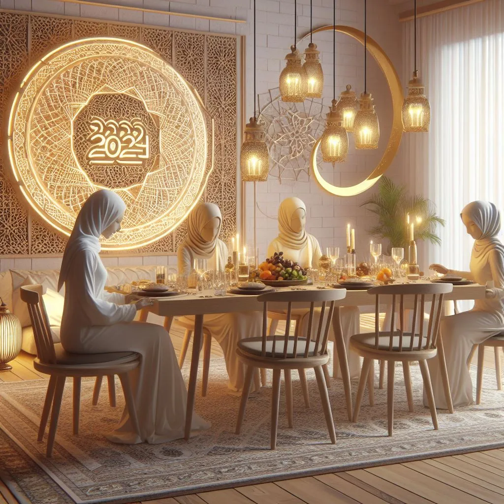 Kadınlar Ramazan 2024 yemek dekorasyonunda yaratıcı olduklarında 4	